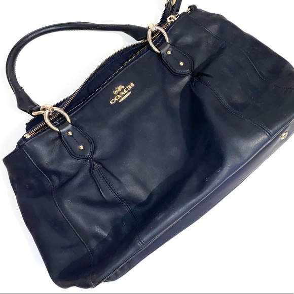 ❌SOLD❌Navy coach Colette shoulder bag purse - Picture 6 of 6